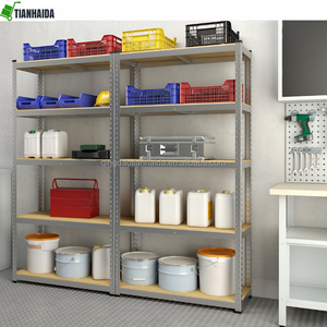 Toptan Ayarlanabilir Çelik Depo Rafları Dayanıklı Yer Tasarruflu <span class=keywords><strong>Metal</strong></span> Alet Rafları İşletmeler ve Garajlar İçin - Product Image 2