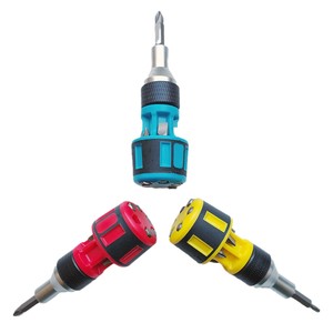 Multi Functional 7 In 1 <b>Ratchet</b> <b>Screwdriver</b> Set Chromium Vanadium Steel Magnetic Household Tool Metric System Diy - Product Image 1