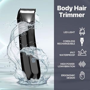 Máquina de Afeitar para Hombre, Mini Recortadora de Barba y Vello Corporal para Áreas Sensibles, 2 en 1, Eléctrica, Recargable, con Cuchilla de Cerámica, Kit de Afeitado - Product Image 3