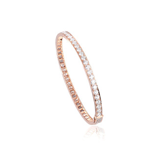 SGARIT custom fashion Jewelry fine 18K pure gold <b>bangle</b> bracelet halo lab grown diamond luxury Jewellery <b>for</b> women <b>man</b> - Product Image 4
