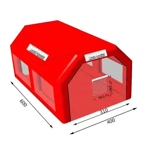 Venda quente Inflável Cabine de Pintura de Automóveis Estacionamento Tenda Barraca Inflável Gigante Para A Venda