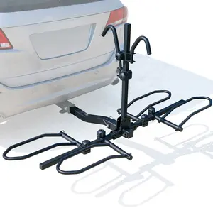 Foldable Platform Style Hitch Bicycle Rack Universal Metal Hitch Mounted Bike Car Rack