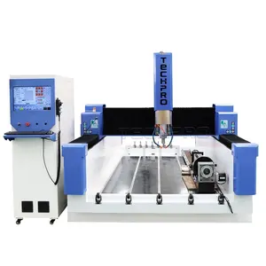 New Type Marble Tombstone Machine Engraving 3D Automatic Tools Changer Stone Carving Machine For Hot Sale