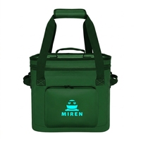 Sac isotherme souple imperméable 30L 840DTPU pour camping, pique-nique, canettes, aliments, vin, avec blocs réfrigérants réutilisables, isolation 48h, gris foncé moderne
