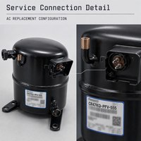 ضاغط CR47KQ-PFV-555 بديل، ضاغط محكم الإغلاق R22، 208/230 فولت، 60 هرتز، قطعة غيار للتبريد