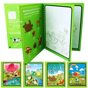 <span class=keywords><strong>Livre</strong></span> de coloriage éducatif de maternelle de peinture à l'eau magique réutilisable pour enfants avec des Pages en métal SQ-01 modèle pour bébé Graffiti - Product Image 2