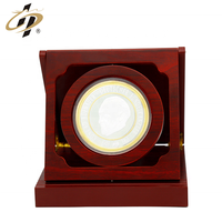 Shuanghua-pièce Souvenir en métal doré et argenté, pièce commémorative gravée sur mesure avec boîte en bois