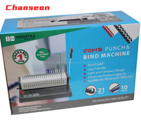 21 trous en plastique bureau classeur peigne classeur caoutchouc anneau perforateur contrat livre reliure peigne reliure Machine à relier