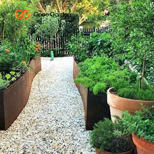 Anneau de jardinière en acier Corten jardinière avec treillis jardinière ronde Corten jardinière Corten - Product Image 6
