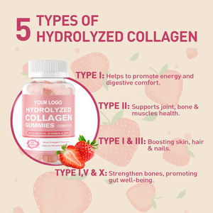 กัมมี่คอลลาเจนออร์แกนิคพร้อมไบโอตินและวิตามินซีภูมิคุ้มกันบูสเตอร์ไวท์เทนนิ่งสำหรับผู้ใหญ่กำหนดได้เอง - Product Image 2