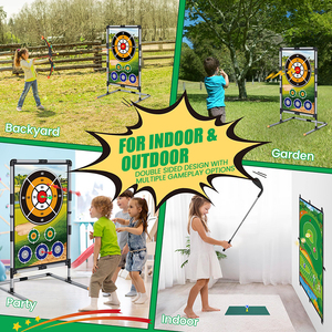 <span class=keywords><strong>Jeu</strong></span> de lancer de couteau en gros, tapis d'entraînement au chipping, clubs de golf à la cible, ensemble arc et flèche pour les tout-petits - Product Image 6