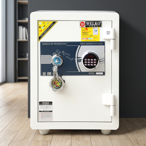 SECURITY STEEL HOME <b>SAFES</b> <b>Key</b> <b>Lock</b> Cold Rolled Steel Door Thickness 3mm Hotel Use WELKO HS25 E Gold Vietnam - Product Image 3