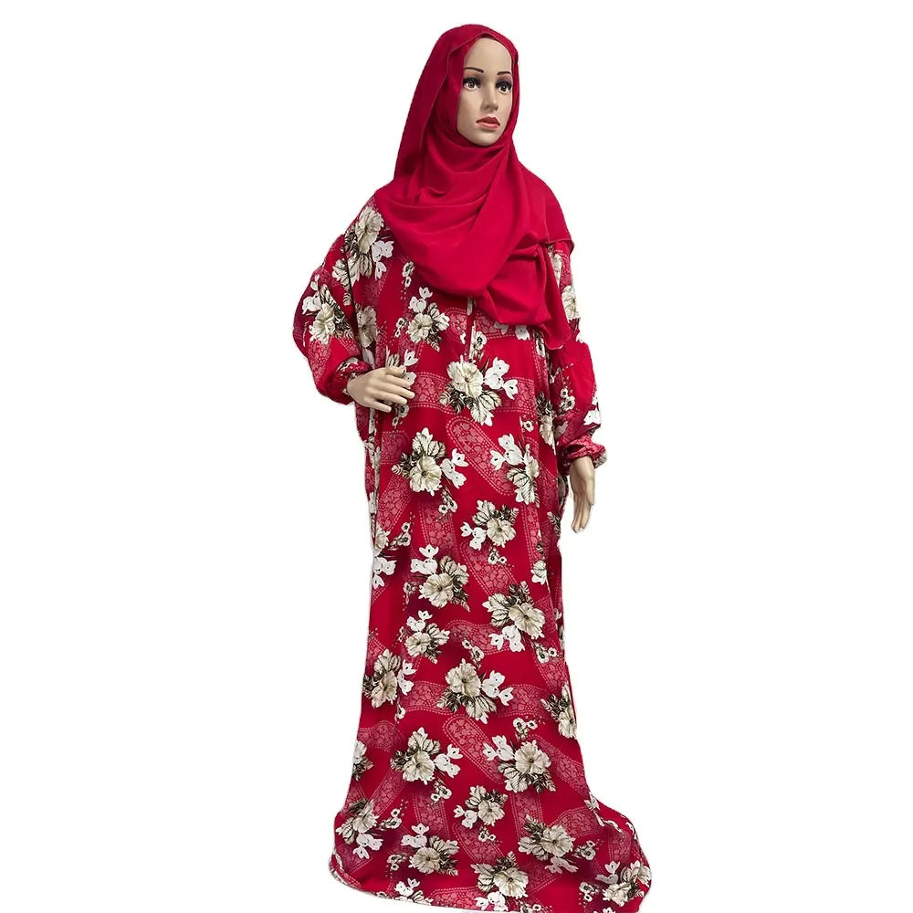 MC-1648 2023 yeni Dubai türk müslüman elbise islam giyim mütevazı moda müslüman kadınlar başörtüsü elbise iki adet Abaya