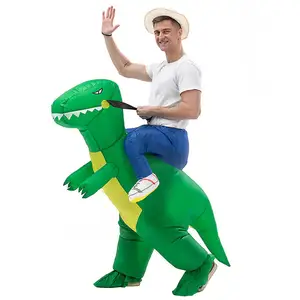 Надувной костюм динозавра для взрослых и детей, надувной костюм динозавра для вечеринки cospaly, смешной костюм