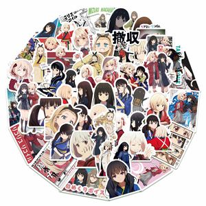 Paquete de 50 Pegatinas de Vinilo Impermeables para los Fans del Anime <span class=keywords><strong>Lycoris</strong></span> <span class=keywords><strong>Recoil</strong></span>, para Decoración de Computadoras Portátiles, Patinetas - Product Image 1