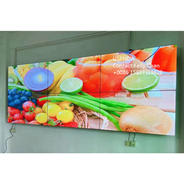 4K Video Wall With samsung Seamless h Dmi Sdi Vga Bnc Dvi Input 65 Inch Video Lcd Wall Panel Screen Display