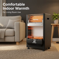 Chauffage au gaz portable Luoqi pour intérieur, allumage piézoélectrique, faible consommation de gaz, vente en gros, chauffage domestique