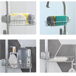 Escurridor ajustable <span class=keywords><strong>para</strong></span> fregadero <span class=keywords><strong>de</strong></span> cocina, soporte <span class=keywords><strong>para</strong></span> grifo <span class=keywords><strong>de</strong></span> esponja <span class=keywords><strong>de</strong></span> acero inoxidable, estante <span class=keywords><strong>de</strong></span> almacenamiento, organizador <span class=keywords><strong>de</strong></span> cesta - Product Image 5