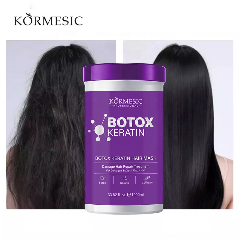 KORMESIC OEM private label лечение волос бразильский Ботокс кератиновая маска для волос