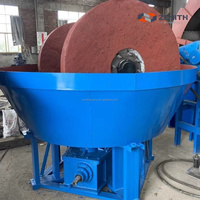 Moulin à bacs humides à bas prix, offre spéciale pour le marché du Cameroun et du Congo, petit moulin à bacs humides 1200 pour l'or