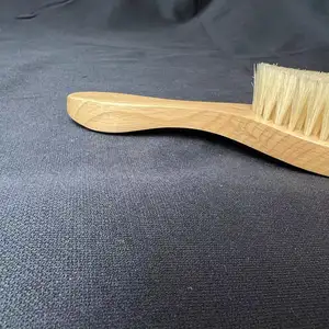 Goat Brush Baby Hair Brush Kids Massage Hair Brushes Newborn Wooden Mini Hairbrush Comb Cushion 100% Natural Wooden Acceptable