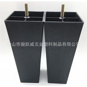 Pata de Mueble de Plástico de 200 mm de Alto, 83x58 mm Cuadrada, con Tornillo M8, Soporte para Mesa de Sofá - Product Image 2