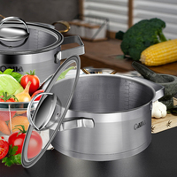 Ustensile de cuisine à induction en acier inoxydable, OEM, casseroles de cuisine, poêle en aluminium