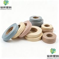 Bande de chant PVC Mingbang E1 Grade, écologique, multicolore, effet bois, avec film protecteur pour meubles sur mesure pour toute la maison