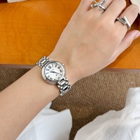Montre Scottie A9625 rétro intemporelle avec petit cadran secondaire 9625 pour femme, étanche 3 ATM, en acier inoxydable, mouvement à quartz, idéale pour les cadeaux et les trajets quotidiens