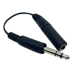 1/4 6.35mm Stereo Extension Cable For Pedal Instruments