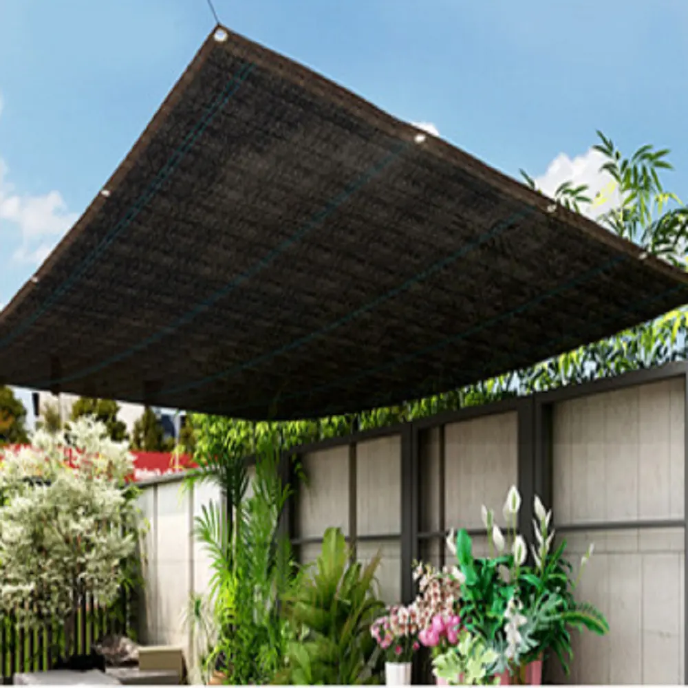 Rede de sombra para exteriores de alta qualidade 100% Hdpe rede de jardim verde-verde rede de proteção solar