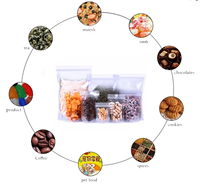 Pochette alimentaire pour bébé sans BPA, de qualité alimentaire, personnalisable, réutilisable, avec fermeture éclair, en plastique, pour les collations bio pour bébés