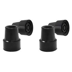 Puntali Antiscivolo per Bastoni da Trekking 22 mm, 21 mm e 20 mm (x4 pz), Gommini Neri KMINA K10039 - Product Image 1