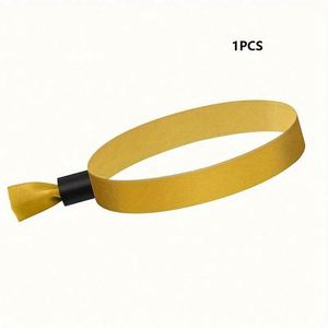 สายรัดข้อมือผ้าโพลีเอสเตอร์แบบใช้ครั้งเดียวสำหรับงานอีเว้นท์ พร้อมตัวล็อค - Product Image 1