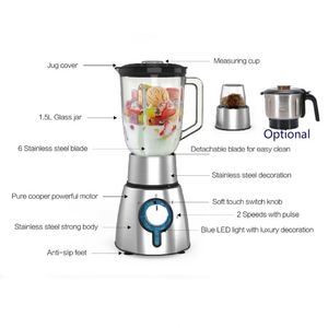 <span class=keywords><strong>Blender</strong></span> Meja Pengolah Makanan Pembuat Es Jus <span class=keywords><strong>Blender</strong></span> Kaca Elektrik Mixer Komersial <span class=keywords><strong>BLENDER</strong></span> BAJA TAHAN KARAT - Product Image 6