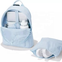 Sac d'ordinateur portable de voyage personnalisé, élégant, unisexe, léger, petit sac à main pour enfants, sac d'école quotidien, étanche, USB, GPS