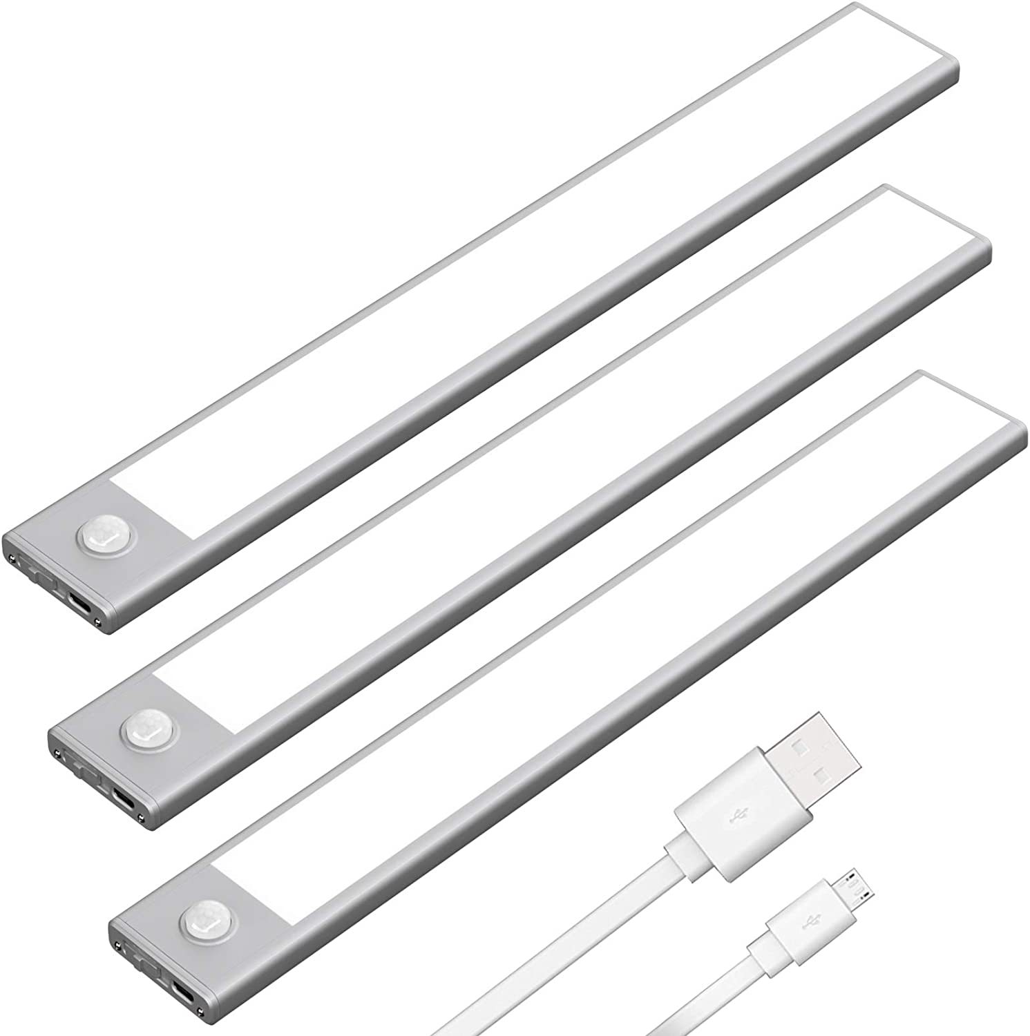 Умный USB-датчик движения, ночник, современный CCT-цветной светодиодный магнитный светильник для шкафа, 3,7 В, беспроводной Перезаряжаемый настенный светильник, аккумулятор