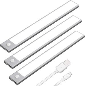 Veilleuse à capteur de mouvement intelligent USB, éclairage d'armoire magnétique CCT moderne, 3.7V, batterie rechargeable sans fil - Product Image 1