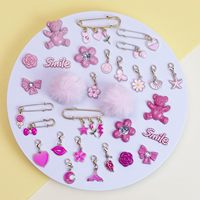 Bellaqueo 38 pièces de luxe en métal Bling chaussures breloques pour femmes sabot breloque dentelle Clips et lacet accessoires Kit