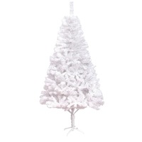 Usine de gros 3 pieds-10 pieds Unique Artificielle Blanc PVC Attaché Arbre de Noël Arbre de Noël