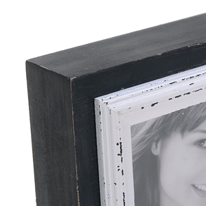 กรอบรูปแบบตั้งโต๊ะขนาด8นิ้ว x 8นิ้วสุดเก๋กรอบรูปแบบเปิด4x6นิ้วสำหรับเป็นของขวัญแต่งงาน - Product Image 4