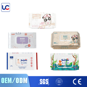 Échantillon gratuit personnalisé 80 paquets de lingettes humides à l'eau pure pour nouveau-nés, grands sacs de mouchoirs en <span class=keywords><strong>bambou</strong></span> sensibles pour le nettoyage des fesses de bébé - Product Image 2