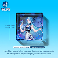 Blocs acryliques personnalisés en gros pour anime, imprimés UV haute définition, pour cadeaux d'entreprise et vente en gros