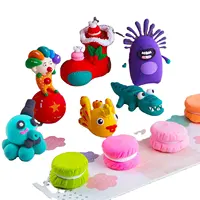 Vendita calda multicolore con scatola di immagazzinaggio argilla da modellare super leggera fai-da-te giocattoli speciali fai-da-te plastilina per bambini