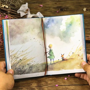 Le Petit Prince : Carnet d'illustrations <span class=keywords><strong>en</strong></span> couleur, Agenda de valeur, Journal intime, Planificateur, Cahier d'étudiant, Papeterie vintage de style coré<span class=keywords><strong>en</strong></span> - Product Image 3