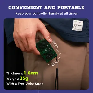 Mini contrôleur rétro Ananke/fonction Turbo et joystick interchangeable et <span class=keywords><strong>D</strong></span>-<span class=keywords><strong>pad</strong></span> et contrôleur multi-plateforme ZL et ZR B - Product Image 5