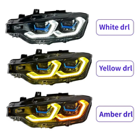 Adapté aux BMW Série 3 F30 F35 13-18, nouveau style de phare à LED avec lentille, phares à LED, accessoires automobiles
