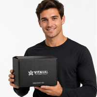 Cajas de Envío Personalizadas para Vitaminas, Impresión a Color, Doble Cara, Paquete para Botellas de Suplementos, Cajas de Cartón Corrugado