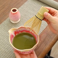 Ensemble Matcha Ramic avec bol à bec verseur et fouet à thé pour la préparation du thé Matcha
