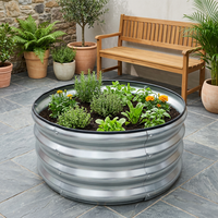 Jardinière Modulaire en Métal surélevée pour Extérieur, Kit de Jardinage DIY pour Légumes, Fleurie de Jardin, Patio et Potager Domestique